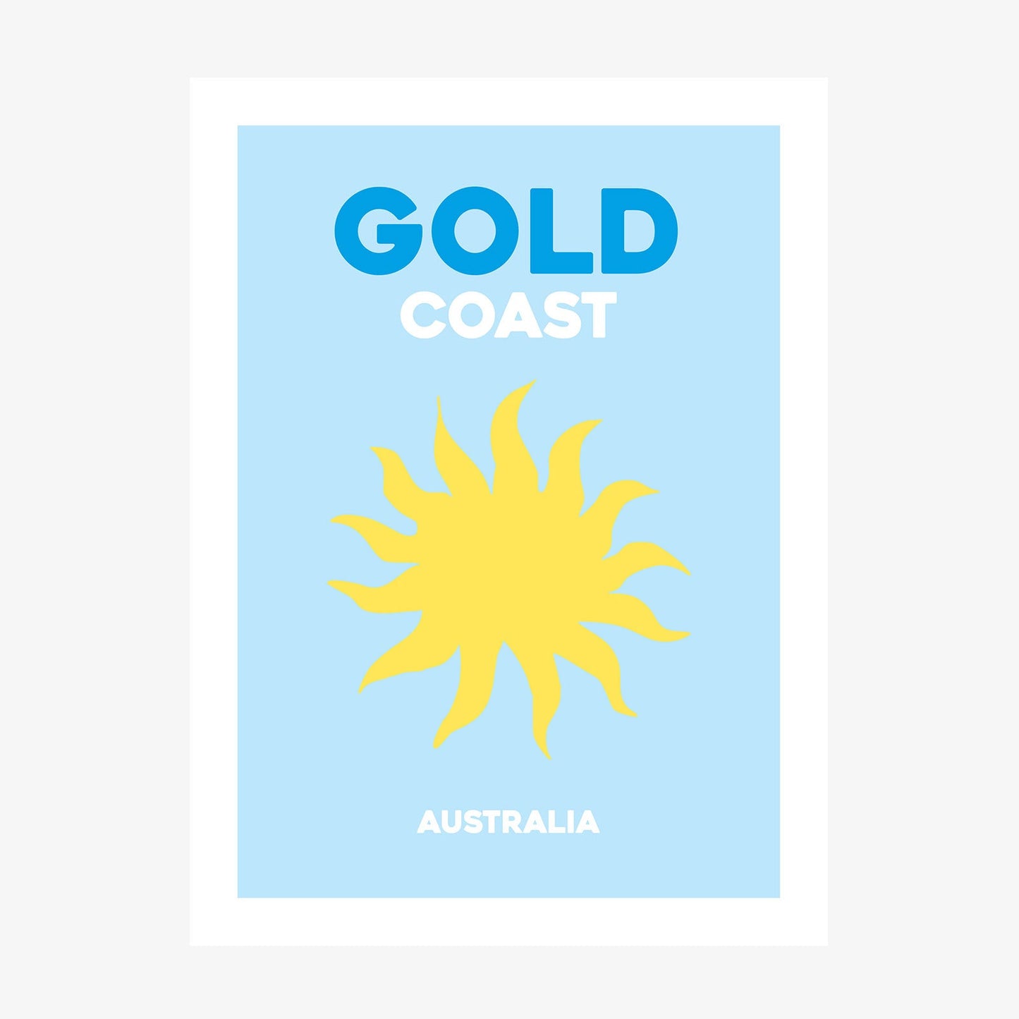 Gold Coast wall art print