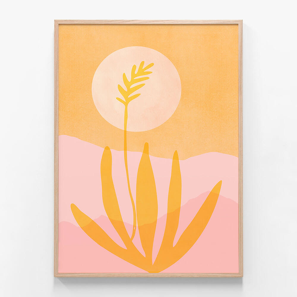 Golden Agave Sunset