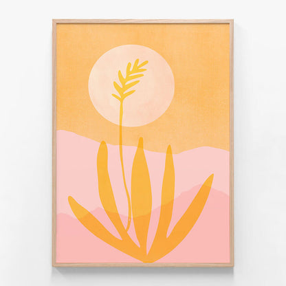 Golden Agave Sunset