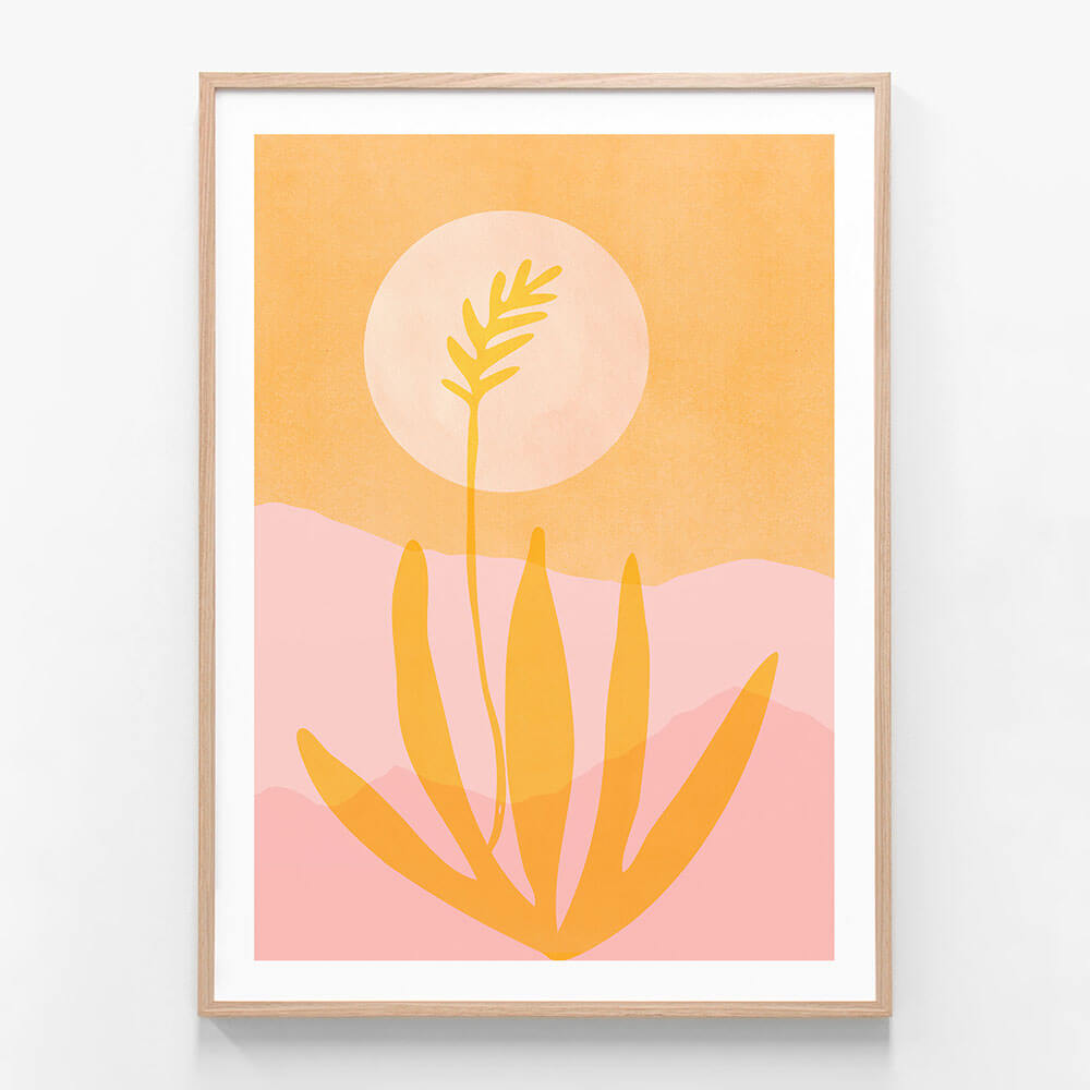 Golden Agave Sunset