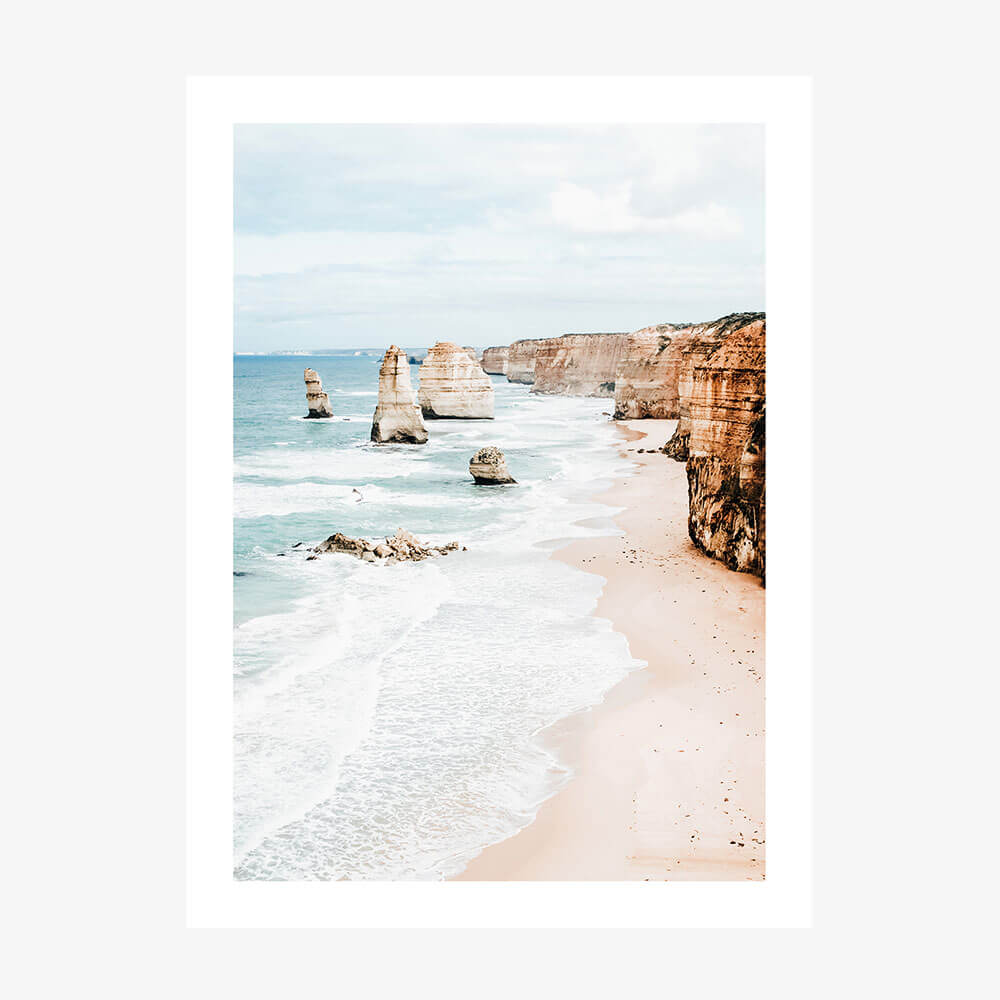 A photo wall art print featuring the twelve apostles along the great ocean road Australia