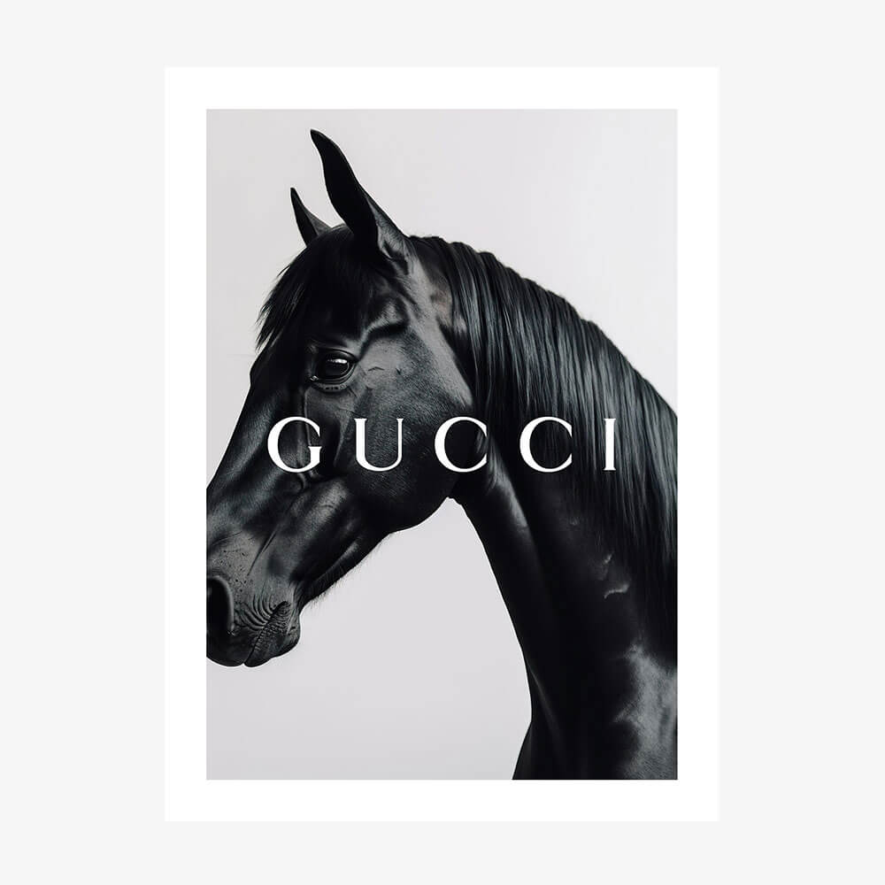 Gucci Horse wall art print