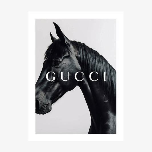 Gucci Horse wall art print