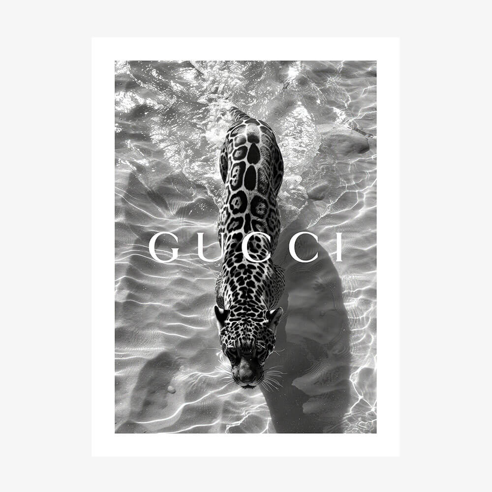 Gucci Jaguar wall art print