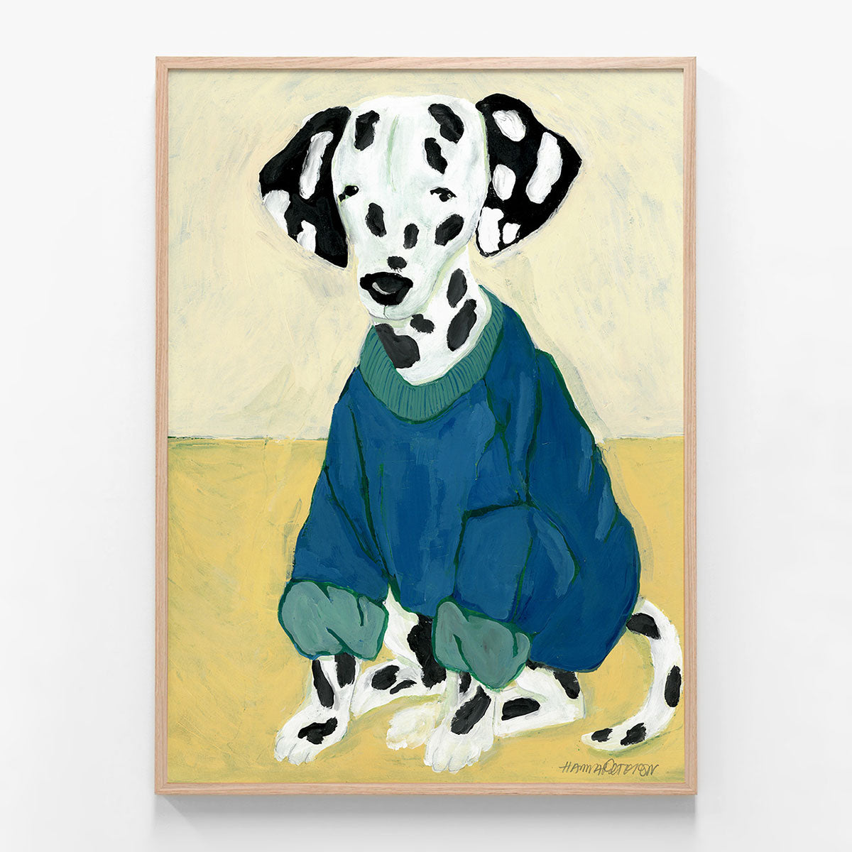 Dalmatian in Sweatshirt