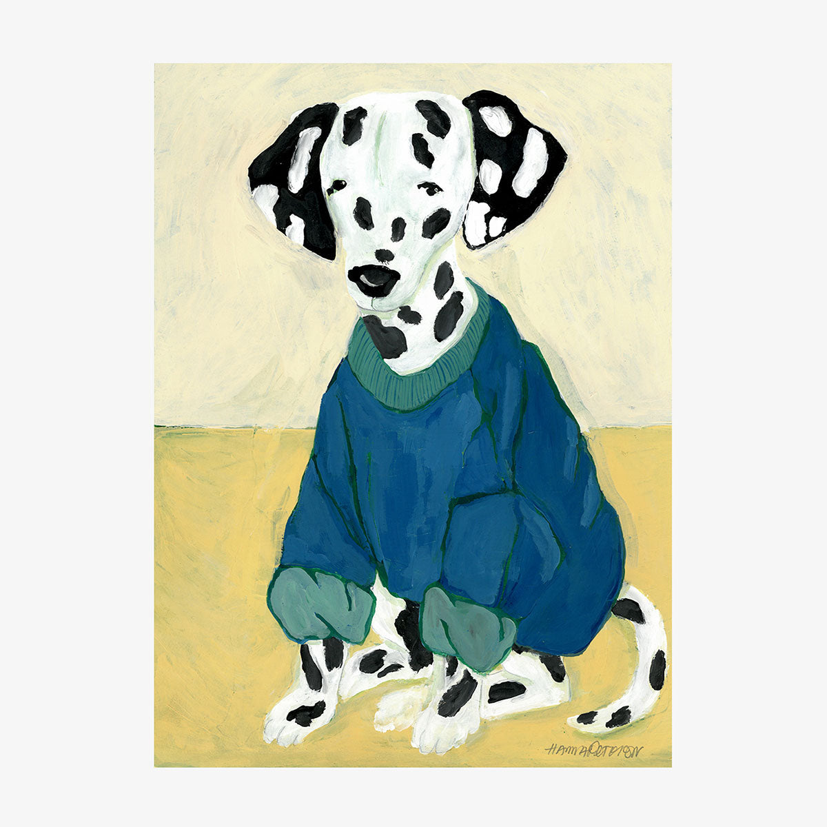 Dalmatian in Sweatshirt
