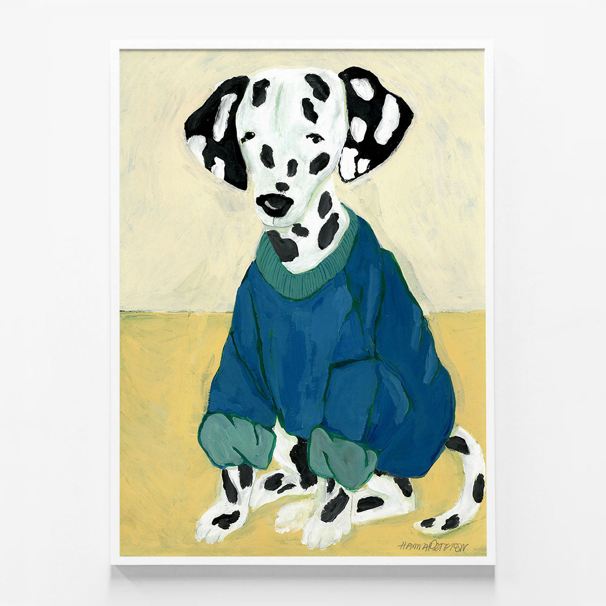 Dalmatian in Sweatshirt