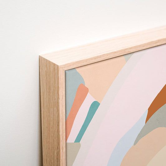 Heathcote Canvas wall art corner detail