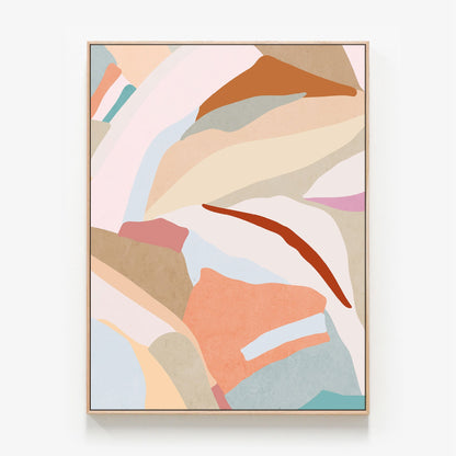 Heathcote Canvas print in oak frame