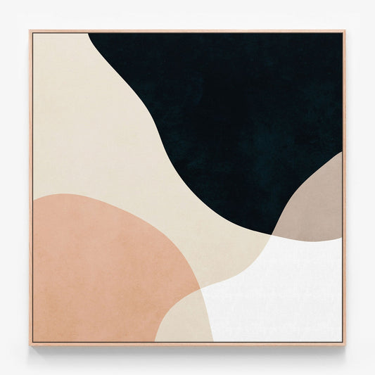 Henry No. 2 Canvas print in oak frame