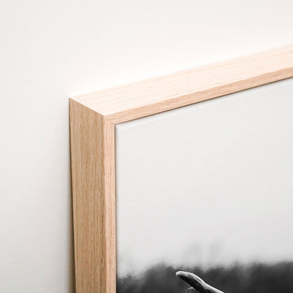 Highland Cow Canvas wall art corner detail