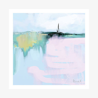 A poster print of an abstract artwork called ‘Horizon'.
