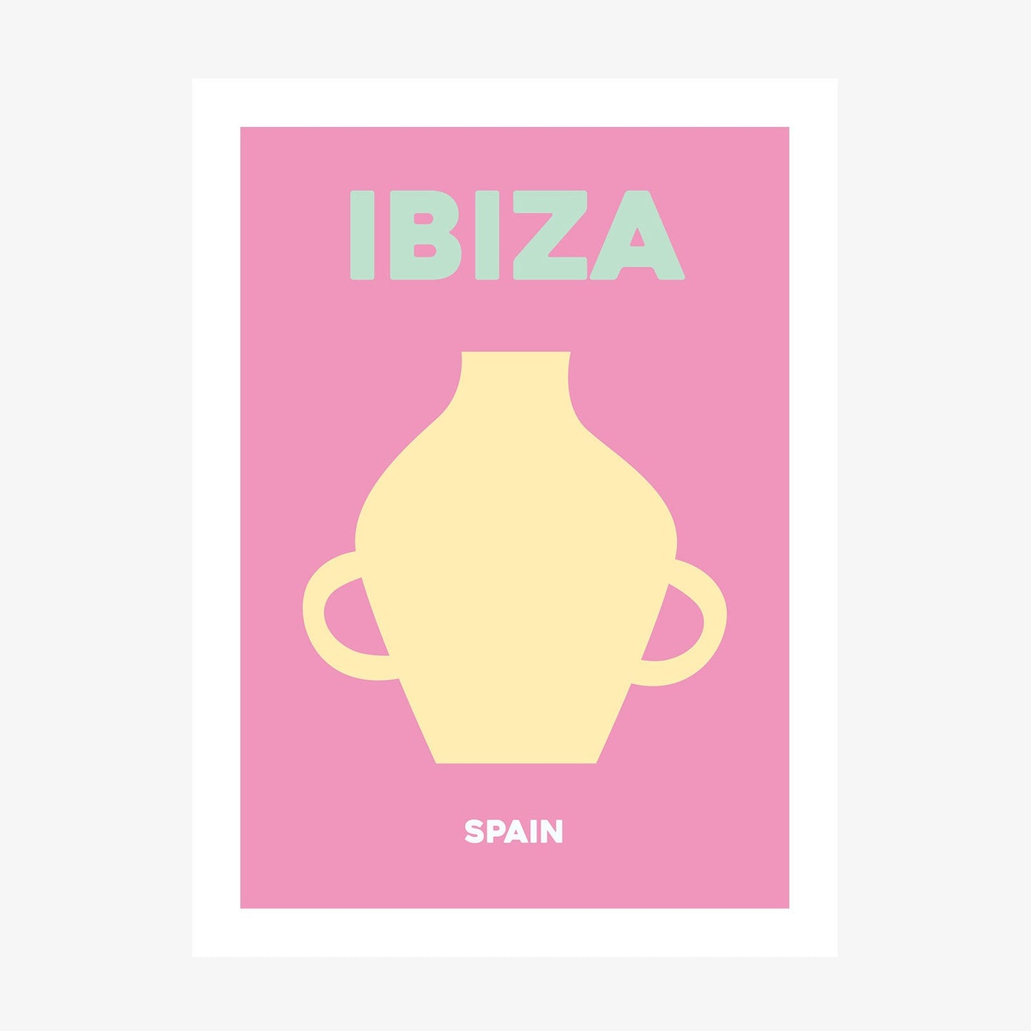 Ibiza wall art print