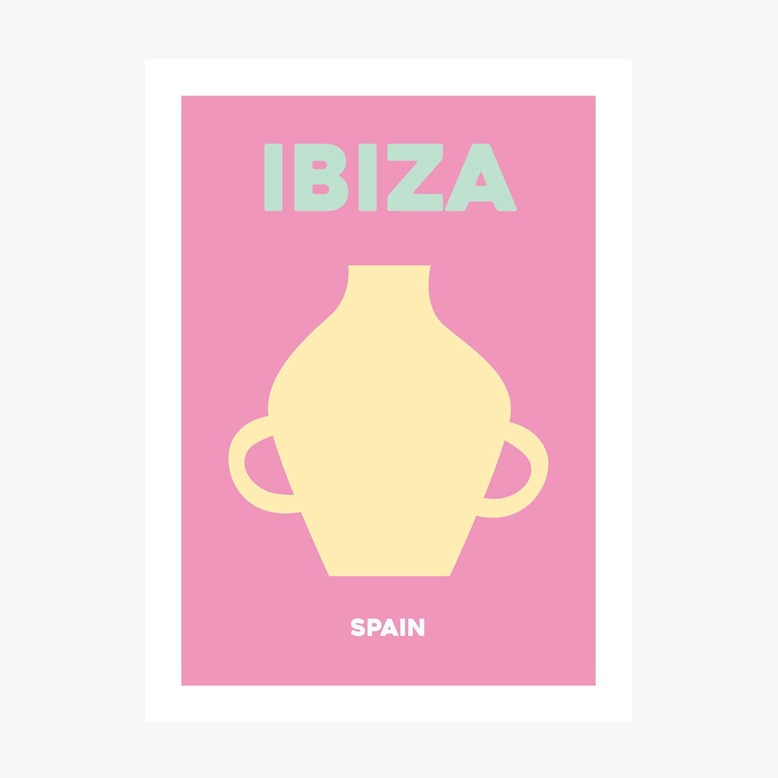 Ibiza wall art print