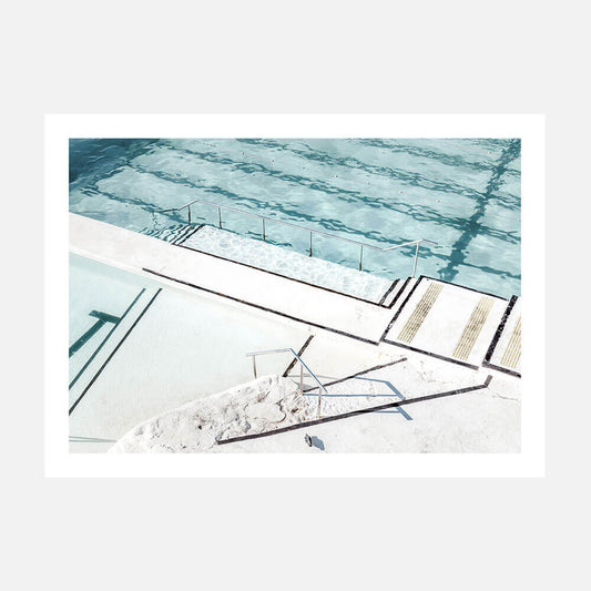 A photo wall art print featuring the Icebergs Pool at Bondi Beach.