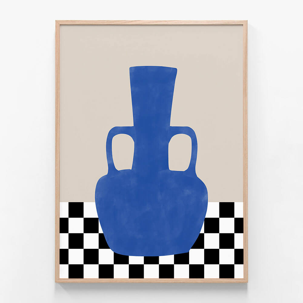 Indigo Vase No. 2