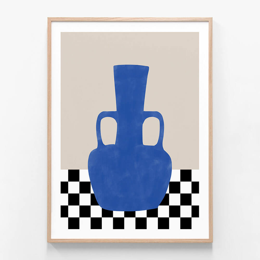 Indigo Vase No. 2