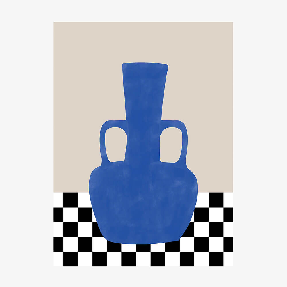 Indigo Vase No. 2
