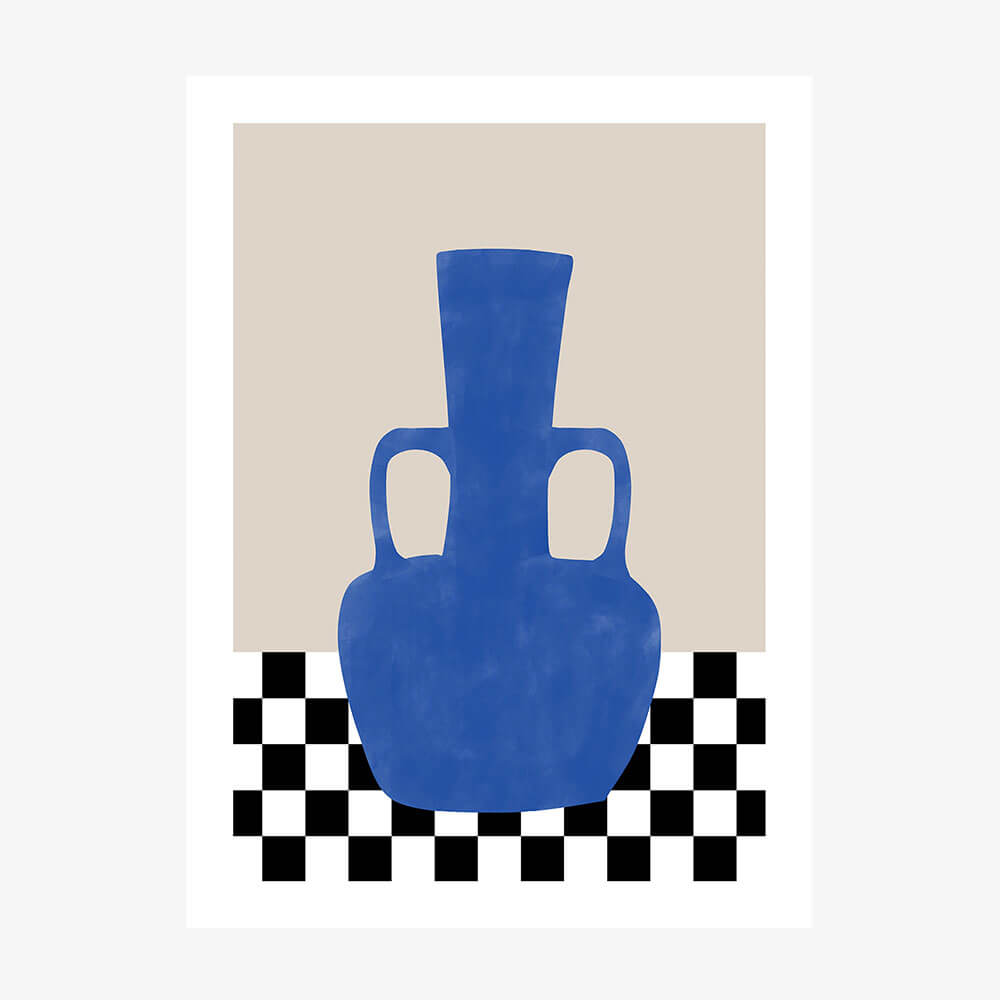 Indigo Vase No. 2