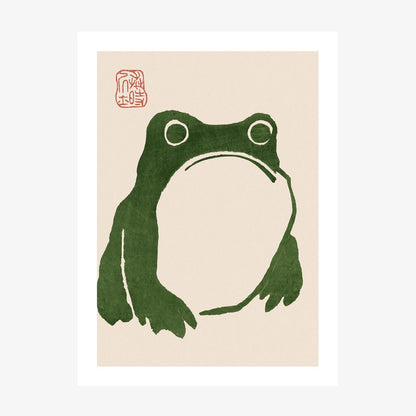 Japanese Frog No. 1 wall art print