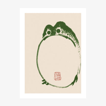 Japanese Frog No. 2 wall art print
