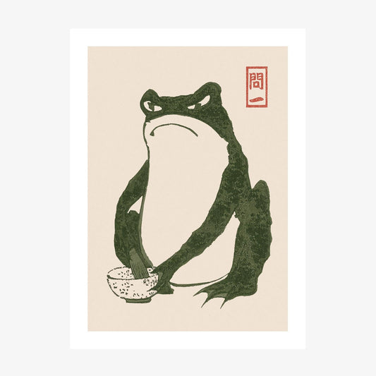 Japanese Frog No. 3 wall art print
