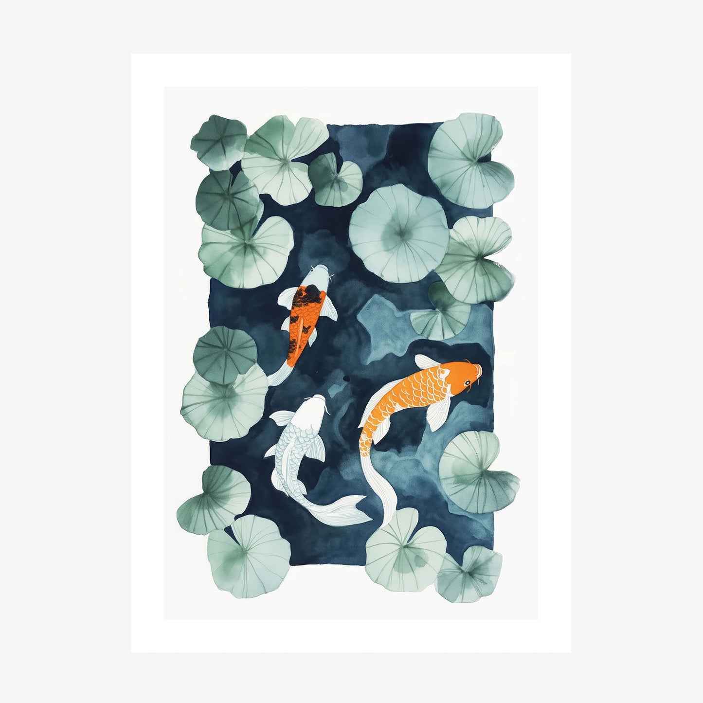 Koi Fish wall art print