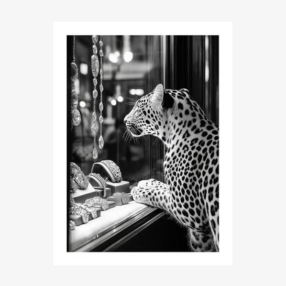 Leopard Jewels wall art print