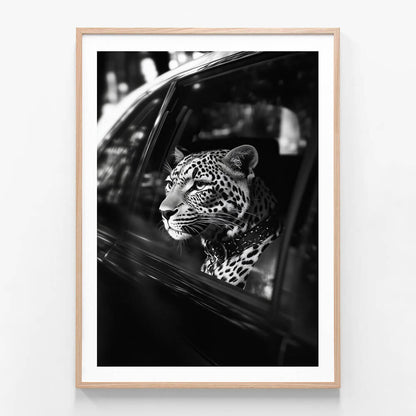 Leopard in Car