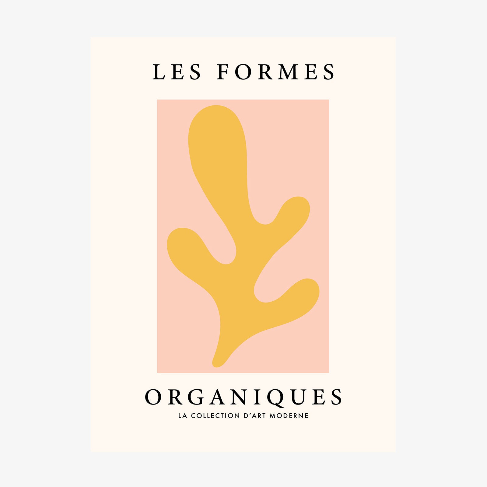 Les Formes Organiques wall art print