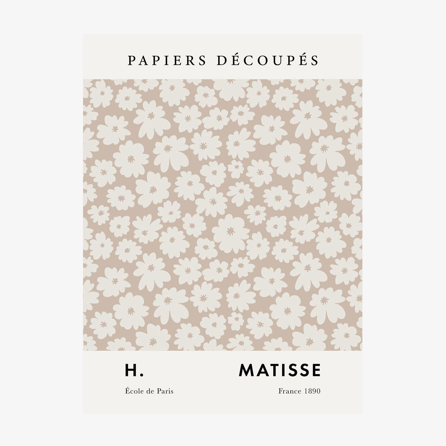 Matisse Beige Flowers