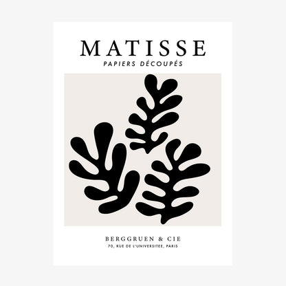 Matisse Black Coral No. 2 wall art print