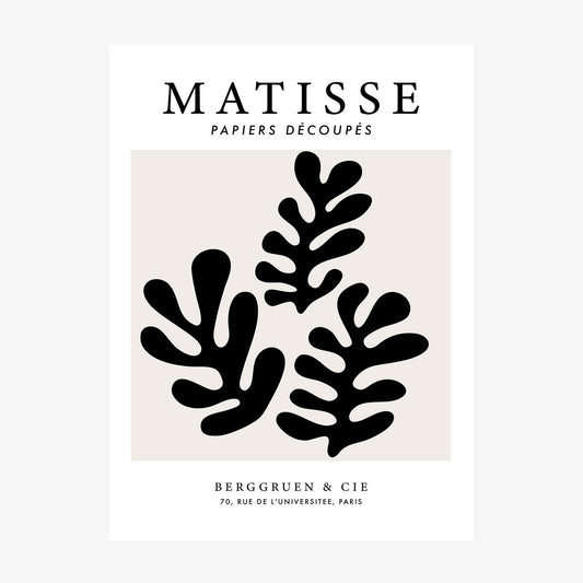 Matisse Black Coral No. 2 wall art print