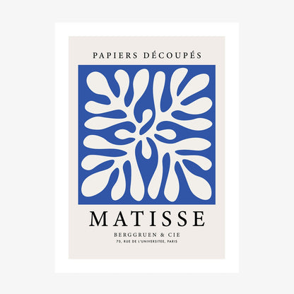 Matisse Blue Coral 2 wall art print