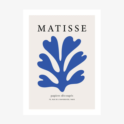 Matisse Blue Coral 4 wall art print
