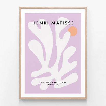 Matisse Lilac No. 2 oak framed print