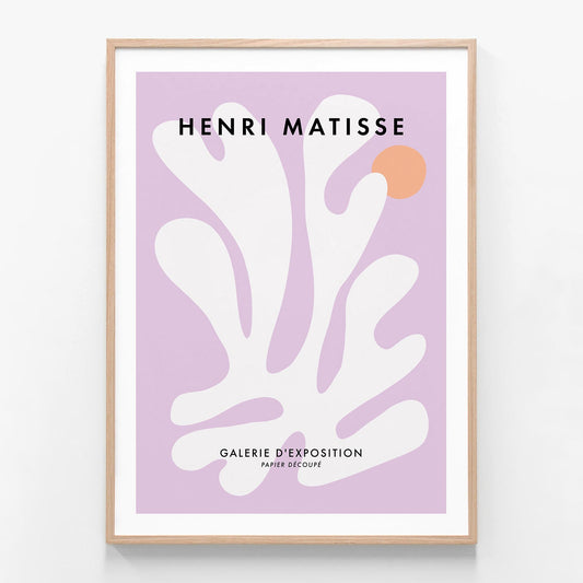 Matisse Lilac No. 2 oak framed print