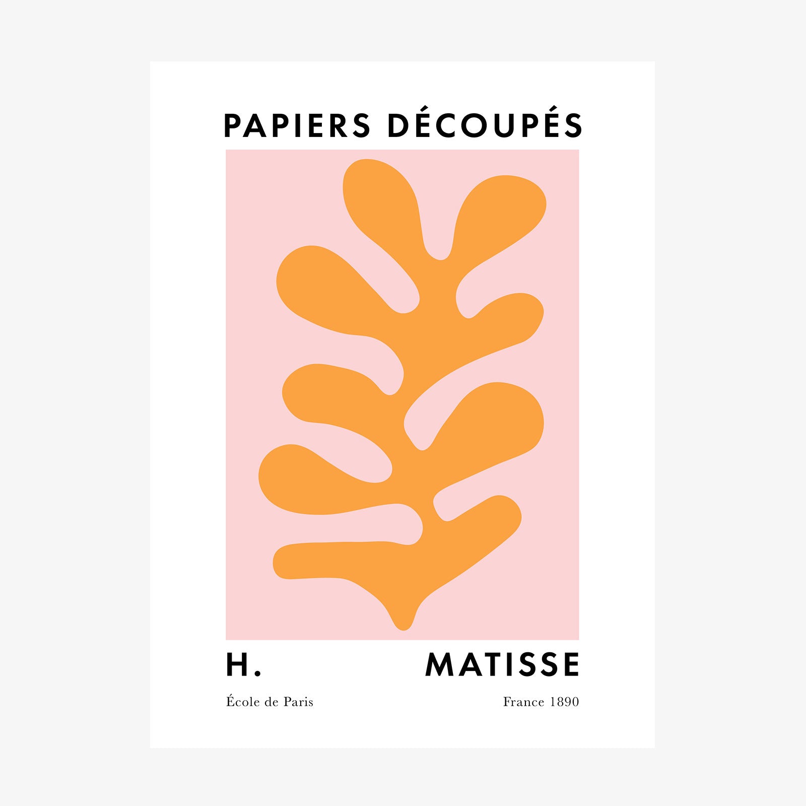Matisse Orange Coral No. 4 wall art print