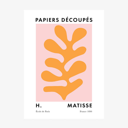 Matisse Orange Coral No. 4 wall art print
