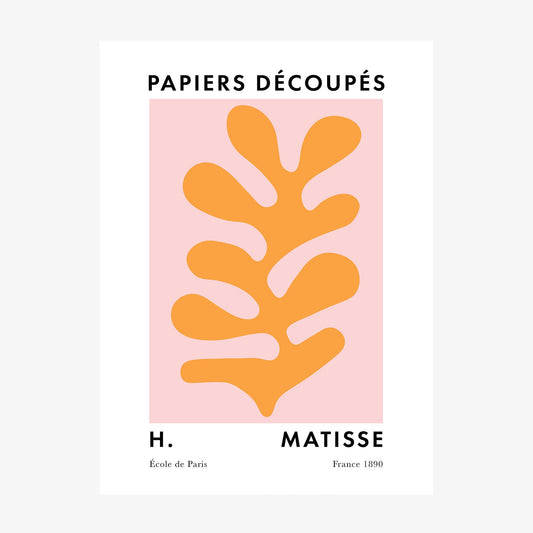 Matisse Orange Coral No. 4 wall art print