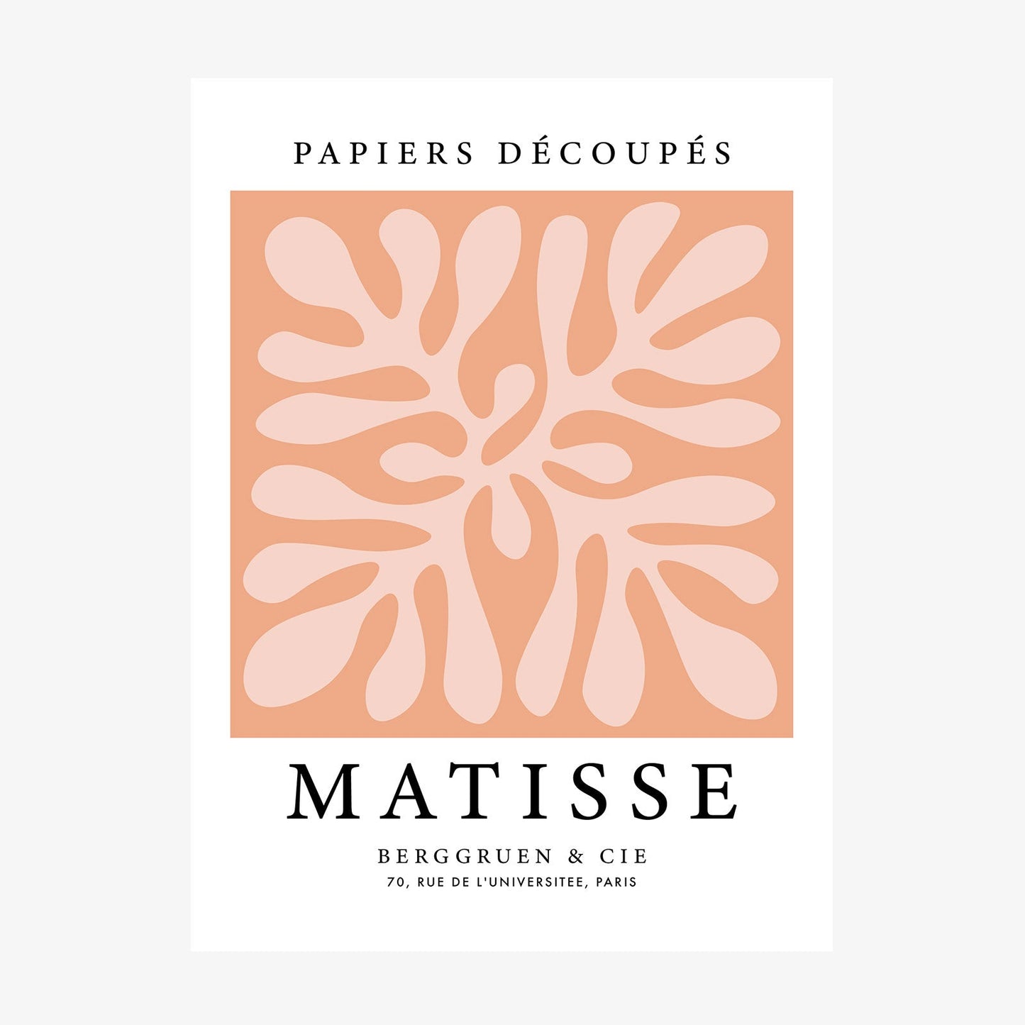Matisse Peach Coral No. 3 wall art print