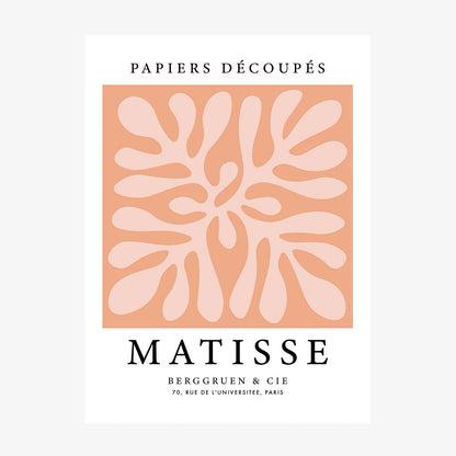 Matisse Peach Coral No. 3 wall art print