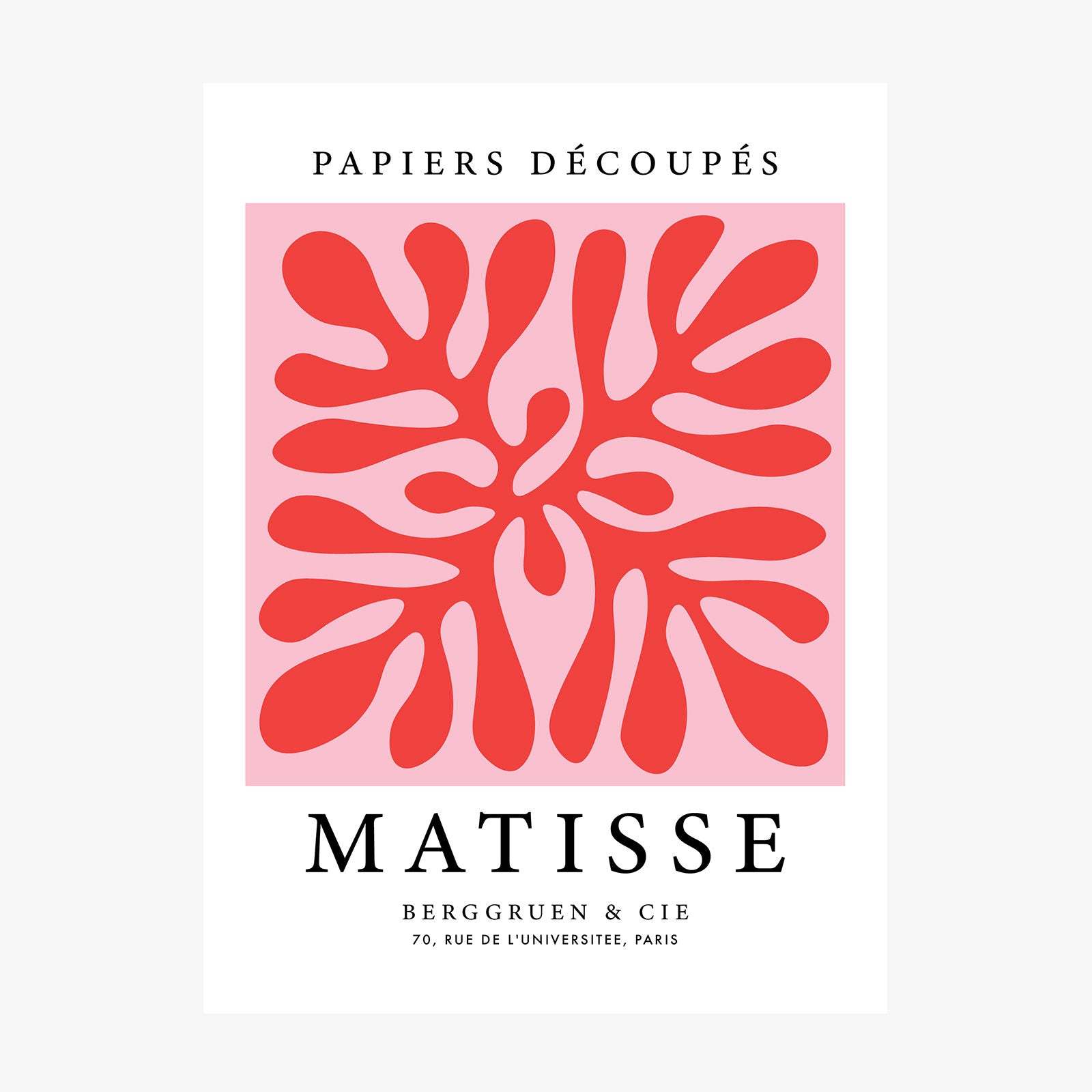 Matisse Red Coral No. 2 wall art print