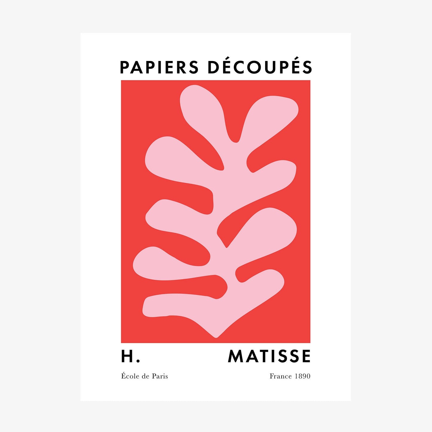 Matisse Red Coral No. 5 wall art print
