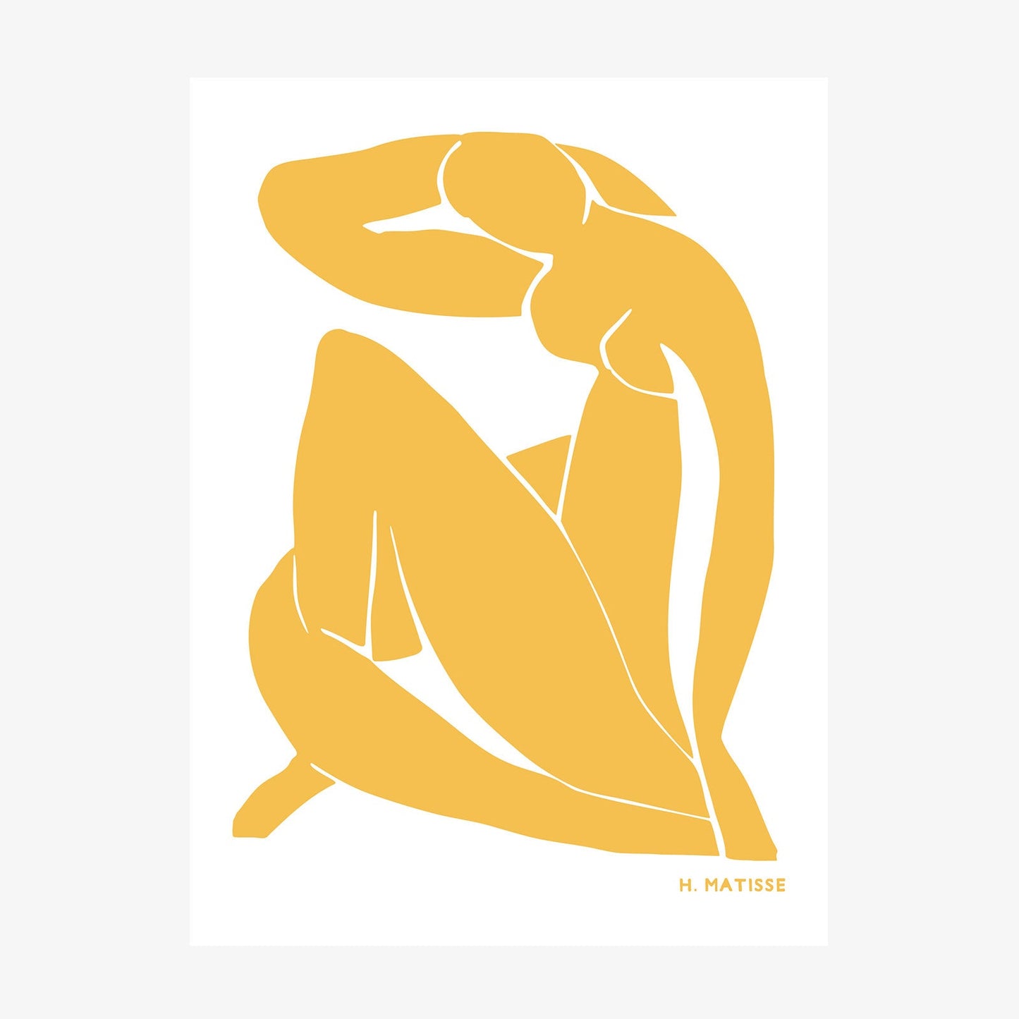 Matisse Yellow Nude No. 2 wall art print