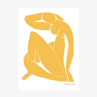 Matisse Yellow Nude No. 2 wall art print