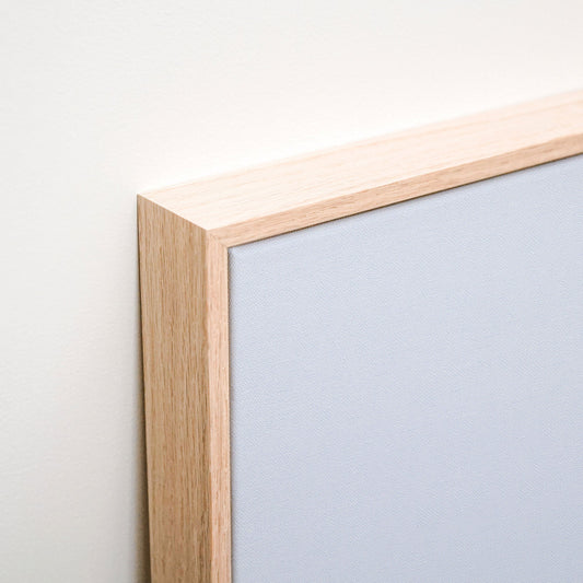 Mauve Landscape Canvas wall art corner detail