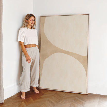 Neutral Stones 2 Canvas