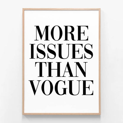 More Issues Than Vogue