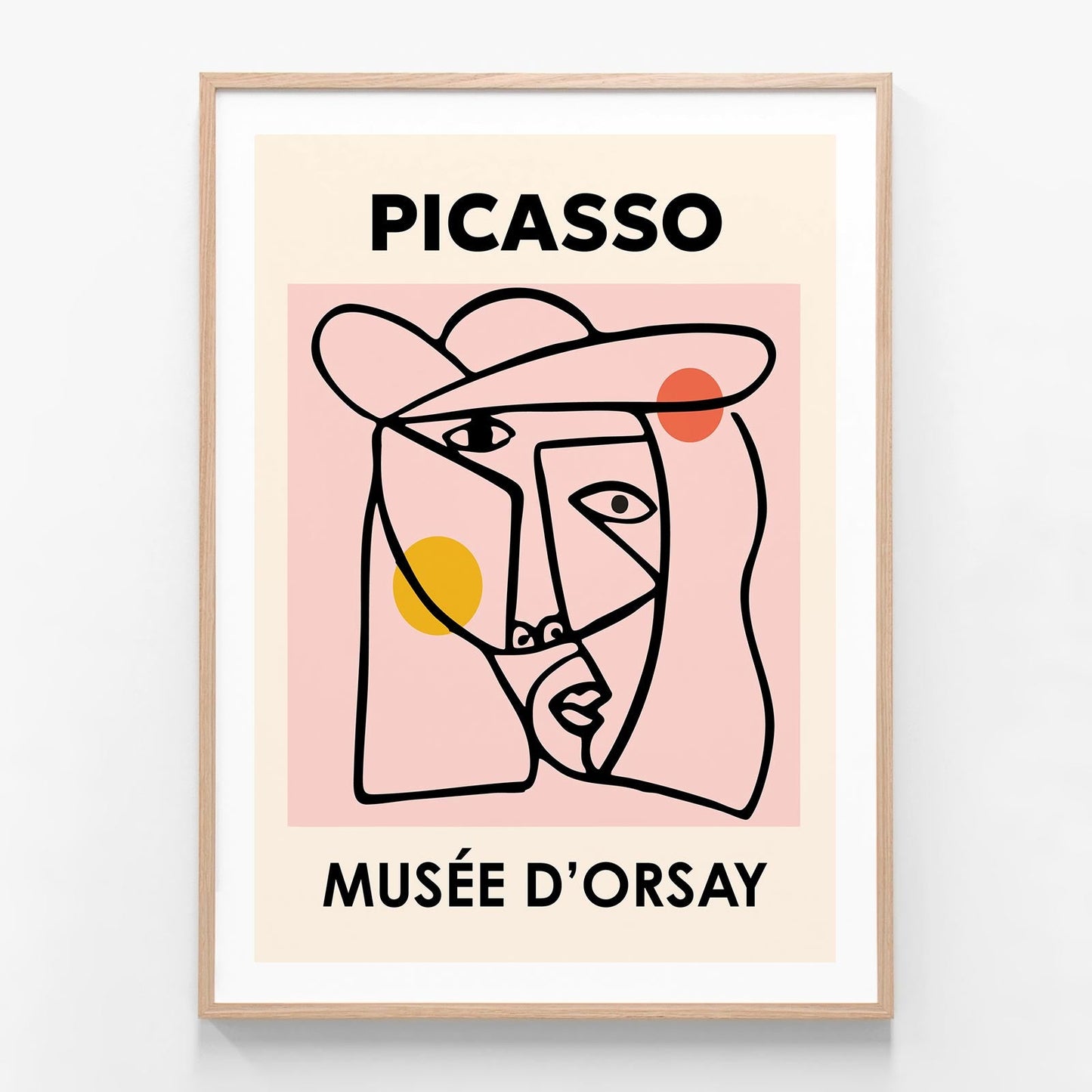Musée d'Orsay oak framed print
